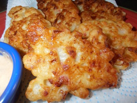 Cauliflower Fritters