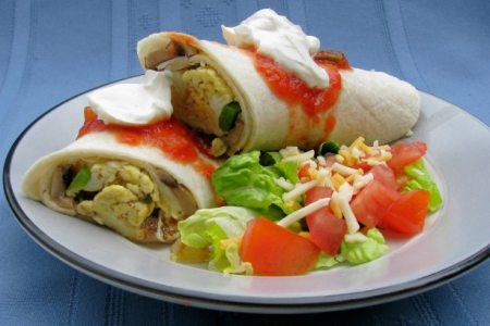 New Mexico Breakfast Burritos