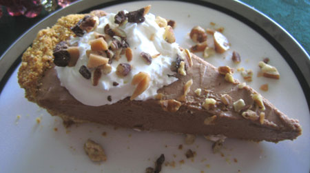 No Bake Hershey Bar Pie