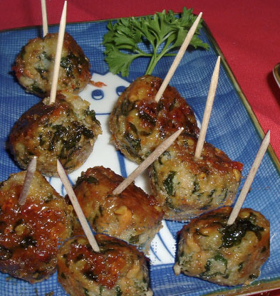 Leftover Turkey and Mashed Potato Balls