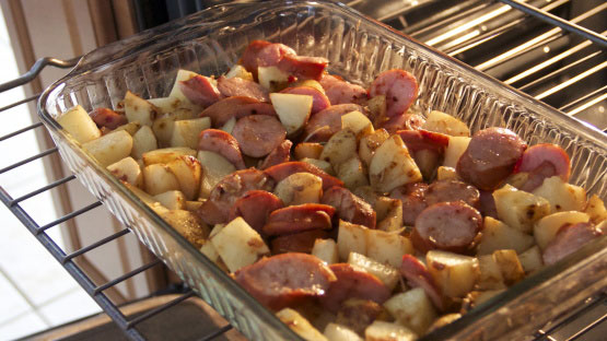 Roasted Kielbasa and Potatoes