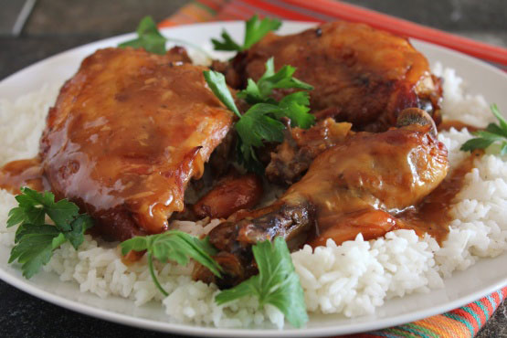 Slow-Cooker Garlic Glazed Chicken