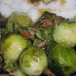 Brussels Sprouts with Bacon and Shallots