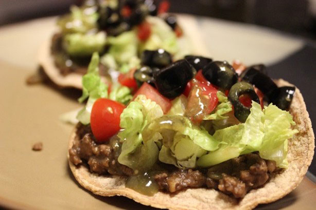 Crispy Beef Tostadas