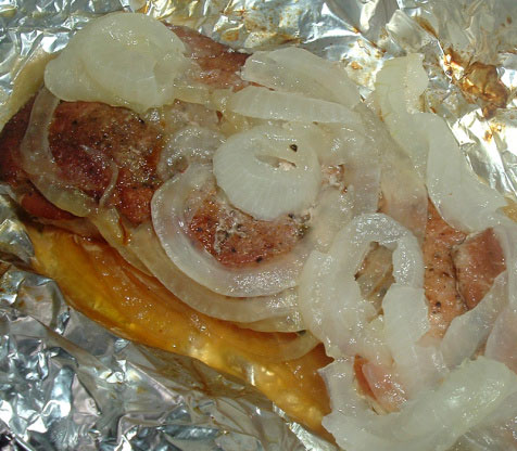 Easy Packet Pork Chops