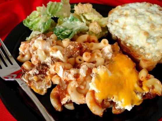 Hamburger Noodle Bake