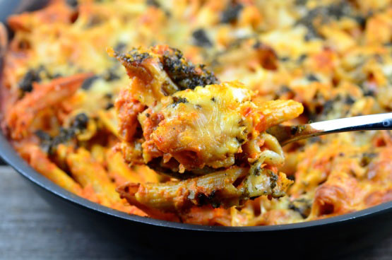 Skillet Baked Ziti – One Pan & Delicious