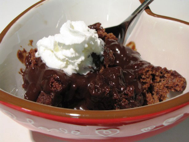 Microwave Hot Fudge Pudding Cake