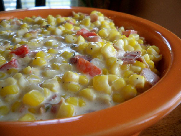 Slow Cooker Chive and Onion Creamed Corn