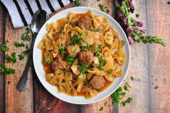 Skillet Meatball Goulash