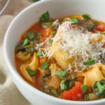 Tortellini Tomato Spinach Soup