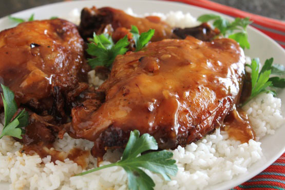 Crock Pot Garlic Brown Sugar Chicken