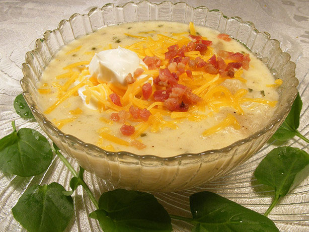 Easy Loaded Baked Potato Soup for The Crock Pot
