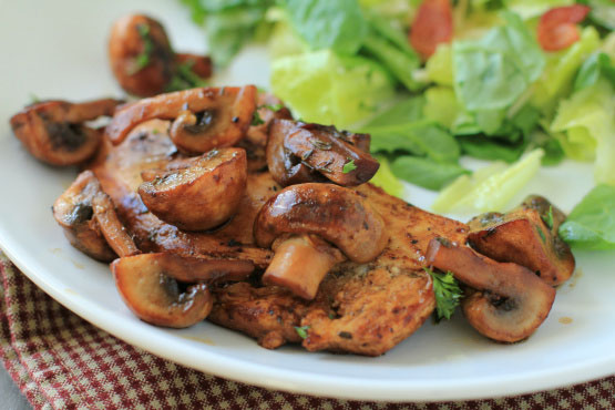 Balsamic Chicken Mushrooms