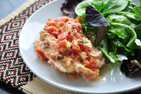 3 Ingredient Salsa Cream Chicken